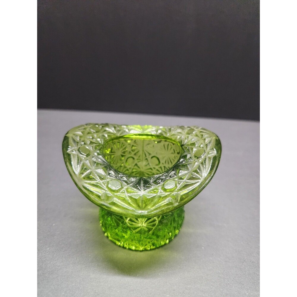 Fenton Daisy Button Top Hat Lot Of 6 Amberina x2 White x2 Yellow And Green - Picture 10 of 15